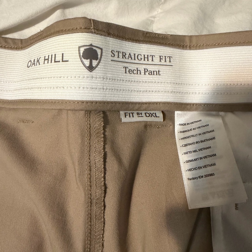 Men's Oak Hill Khaki Dress Pants - Classic Straight Fit - Picture 2 of 4